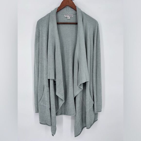 Barefoot Dreams Cozychic Lite Island Wrap Cardigan Lite Green Size Large - Picture 1 of 9